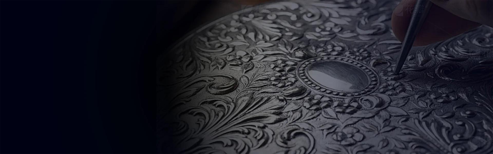 Precision metal stamping jewelry background