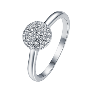 Silver Round Ring