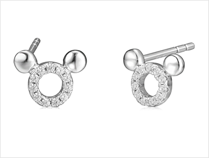 Geometric Diamond Earrings