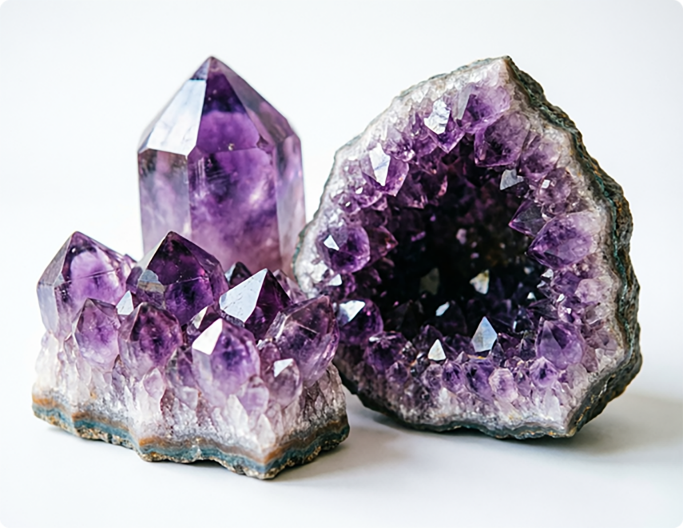 Amethyst geode production process