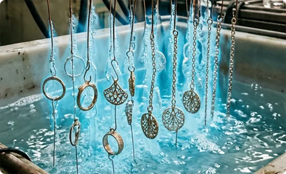 Pendant plating and coating process