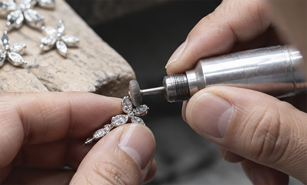 Design and prototyping area of the BARRY JEWELRY manufacturing workshop