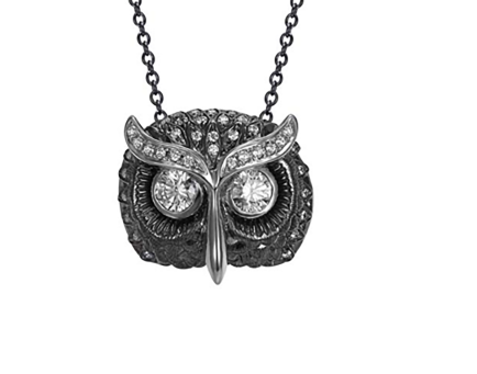 Owl themed pendant sample