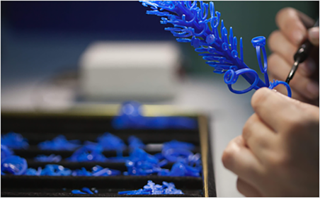 Casting and production line for custom jewelry manufacturing