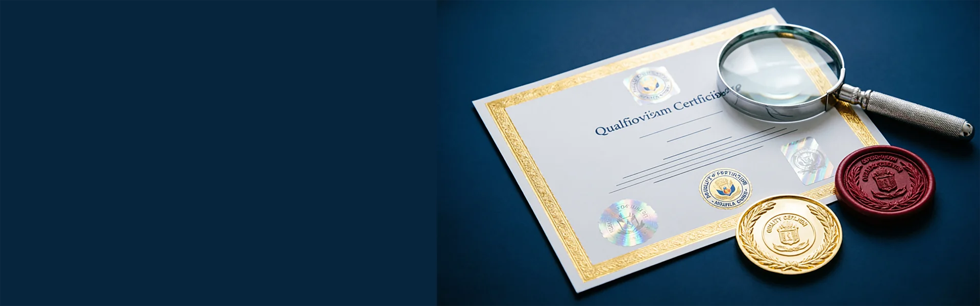 Jewelry manufacturer certifications banner